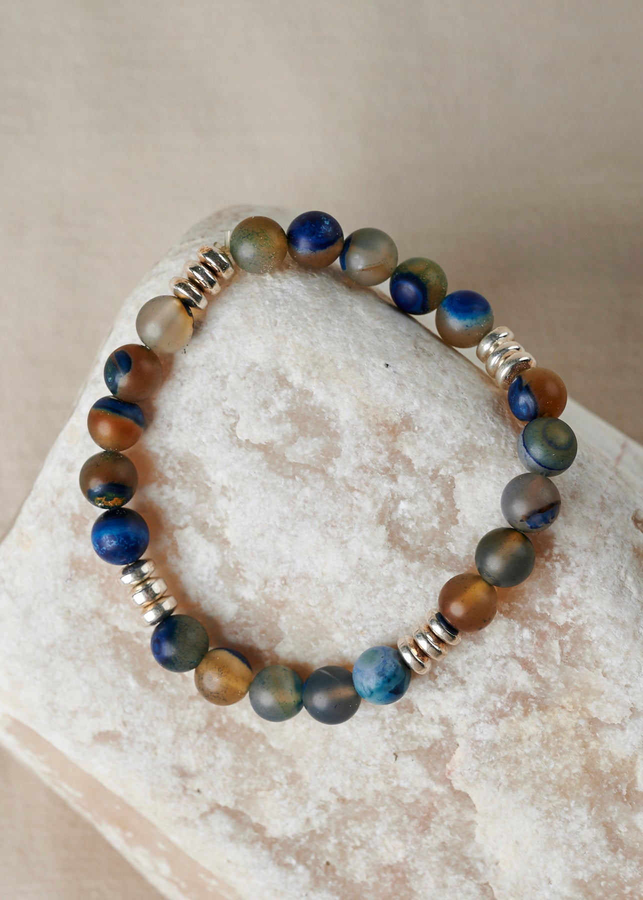 Blue Beads Bracelet