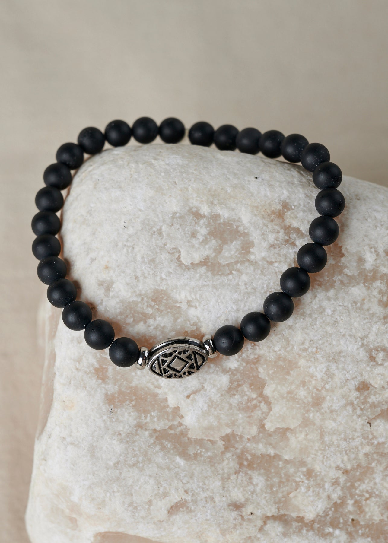 Black Onix Beads Bracelet