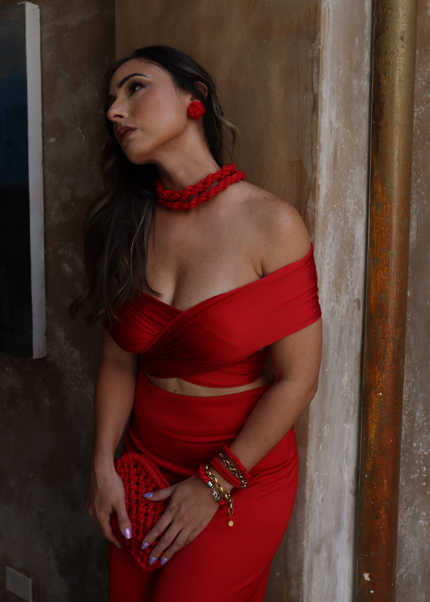 Margo Red Necklace