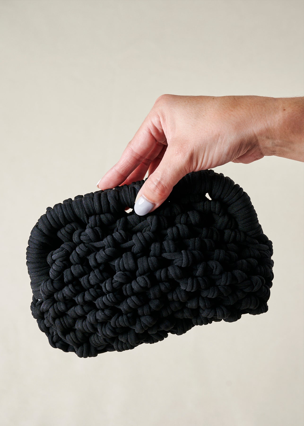 Cindy Black Clutch