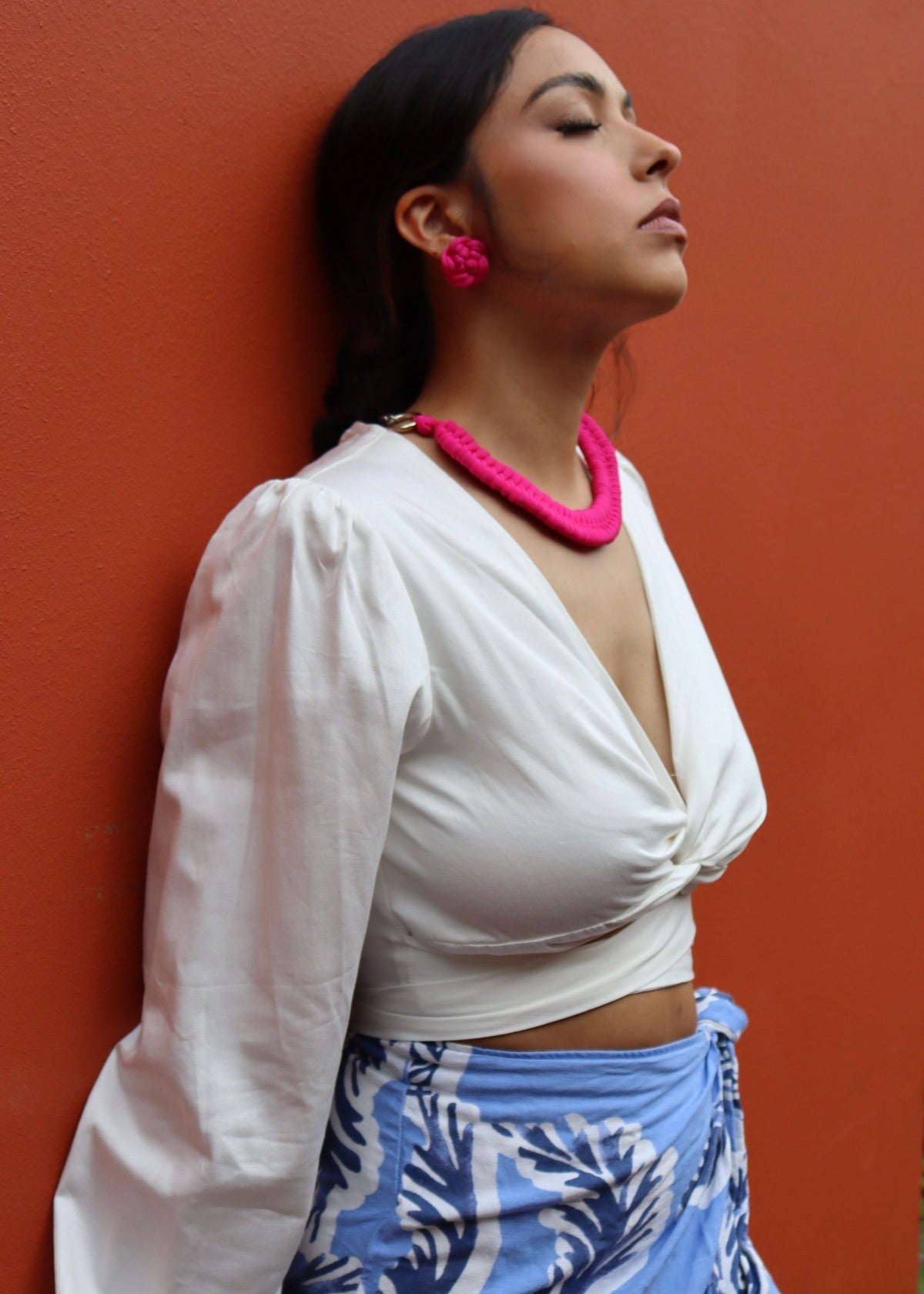 Majaca Fuchsia Stud