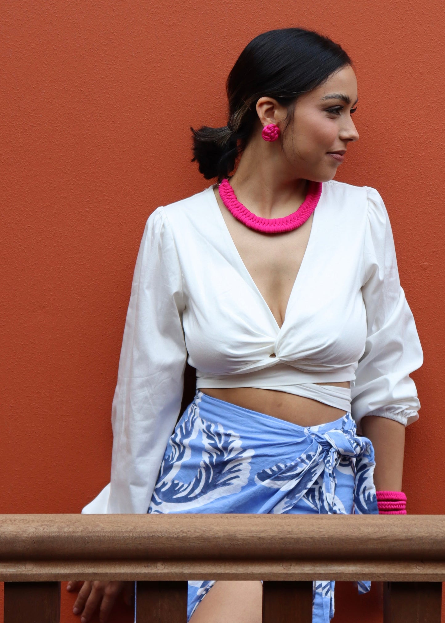 Maxine Fuchsia Necklace
