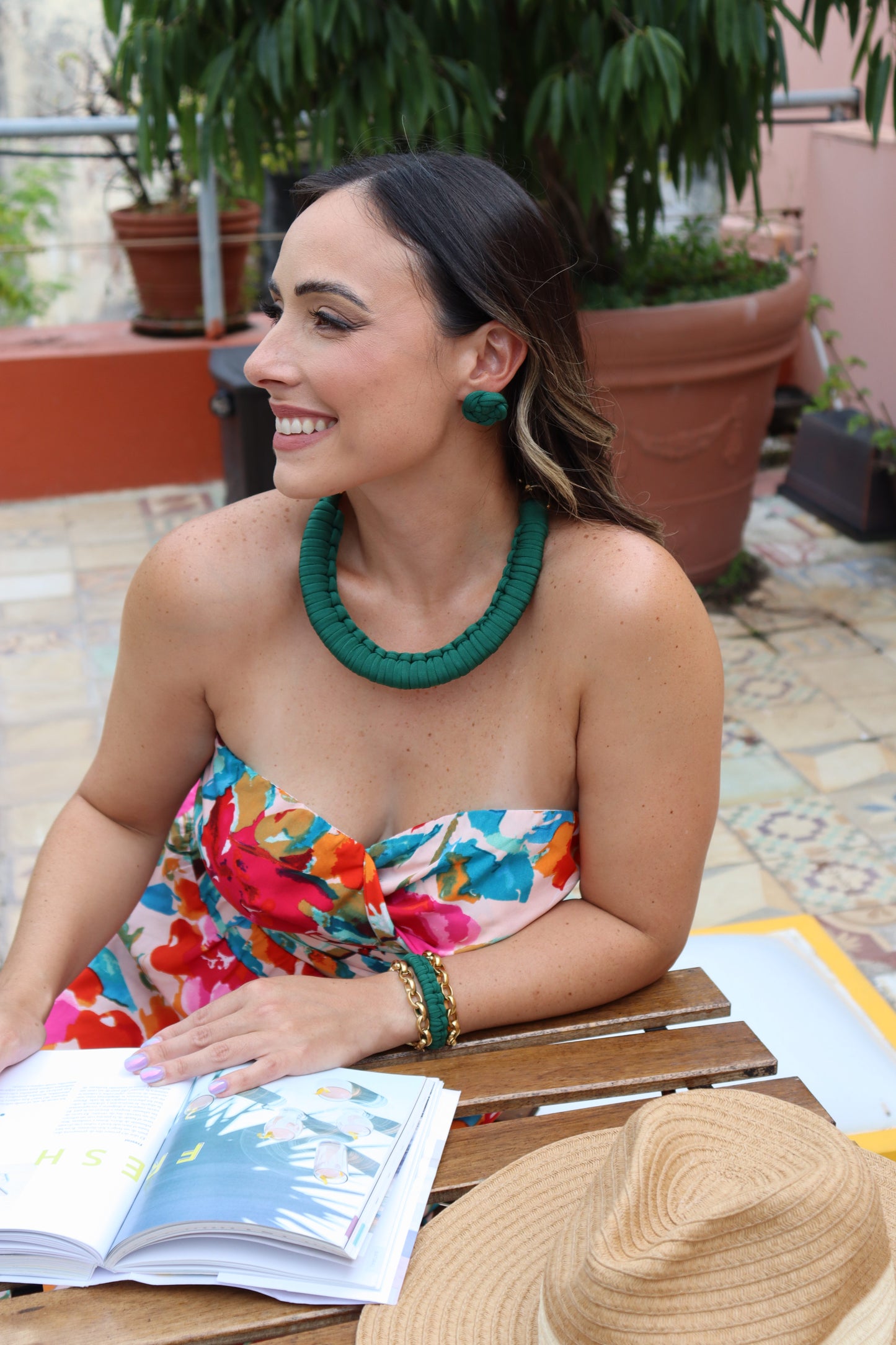 Antonia Forest Green Bracelet