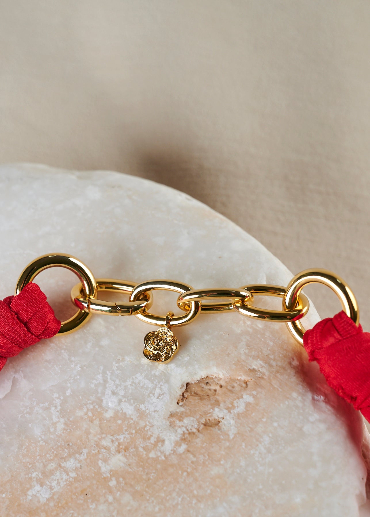 Knot Red Necklace