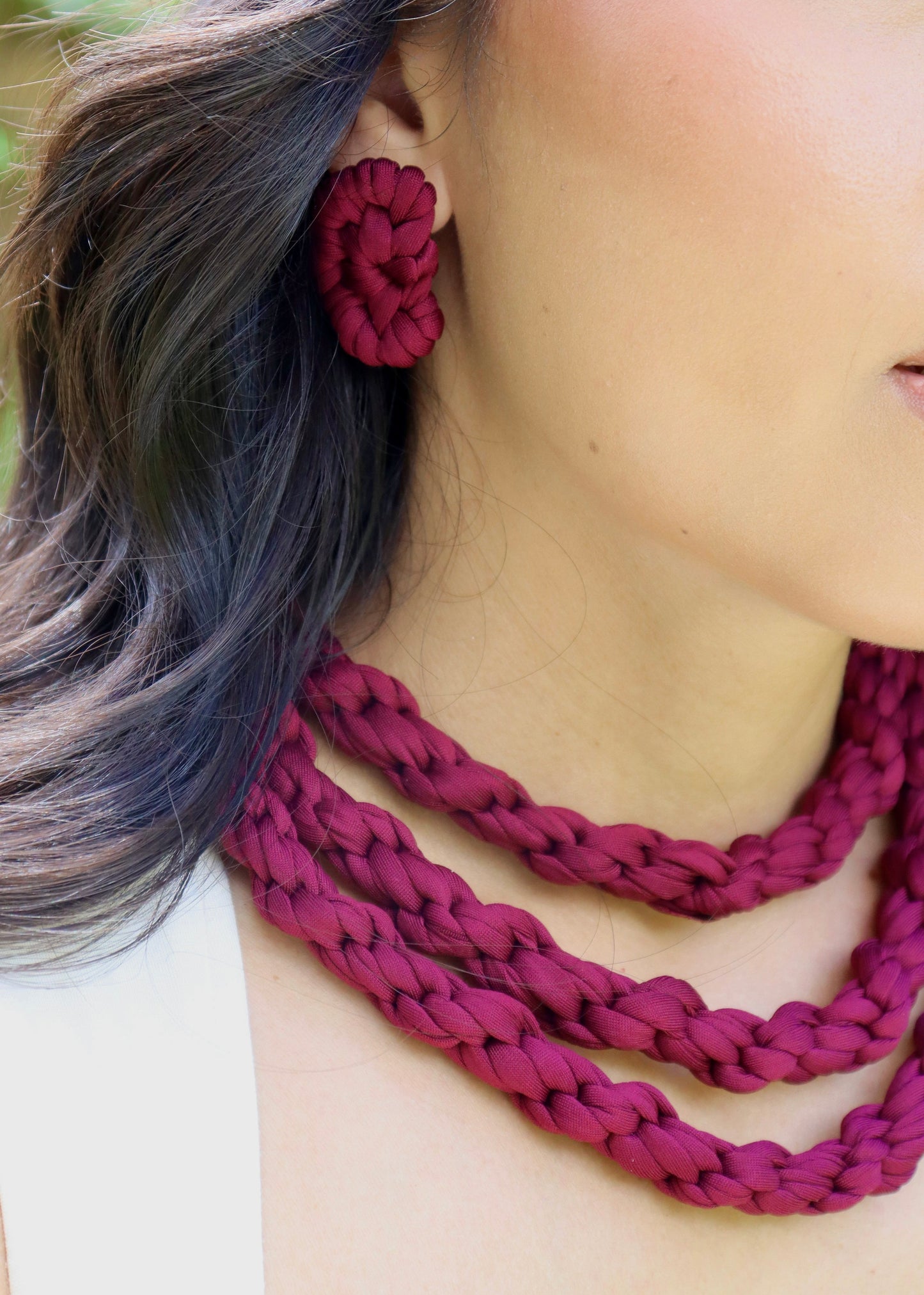 Margo Burgundy Necklace