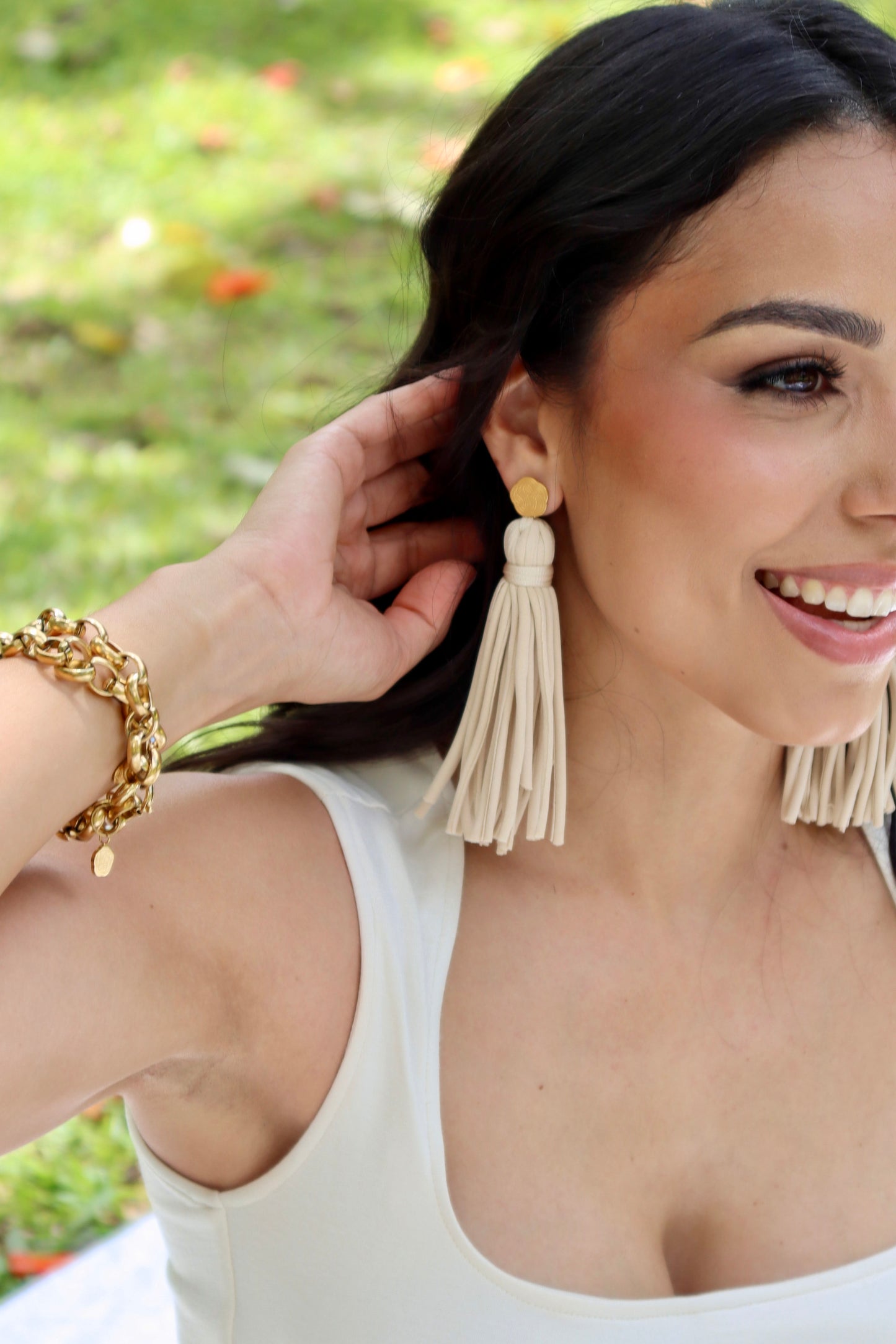 Pendientes de caramelo