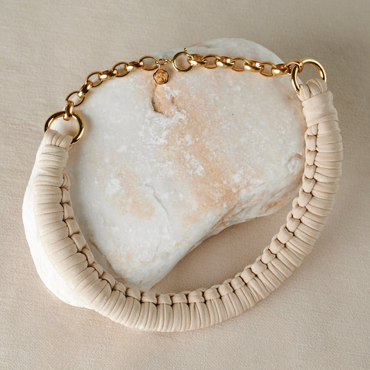 Antonia Statement Necklace | Ivory