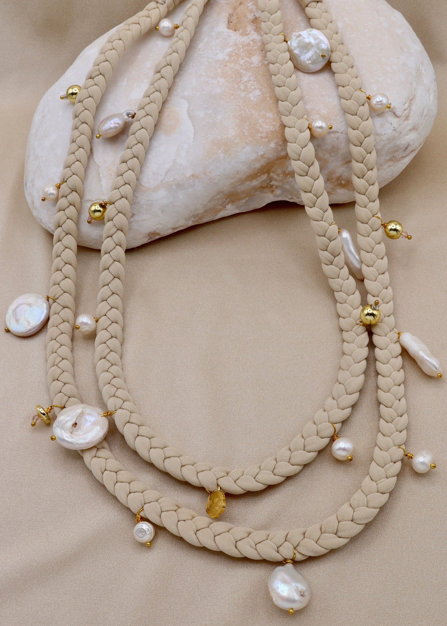 Ella Ivory with Pearls Necklace